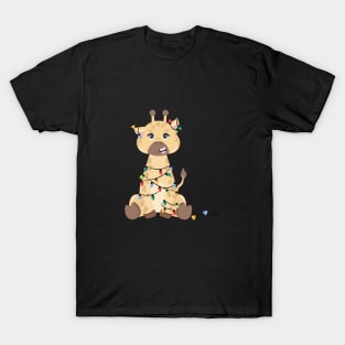 Christmas Giraffe T-Shirt